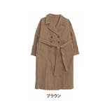 ブラウン | ラファモプロデュース 袖タック ガウンコート | A Happy Marilyn