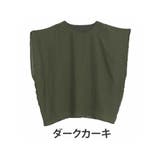 ダークカーキ | 麗シルエット シフォン重ね ブラウス | A Happy Marilyn