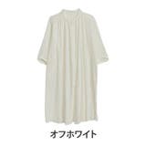 オフホワイト | 風通るプレミアム 綿楊柳 シャツチュニック | A Happy Marilyn