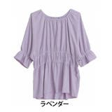 ラベンダー | 嬉しいを叶える!さらっと&華やか!!夏の主役!カット楊柳シャーリング ブラウス | A Happy Marilyn