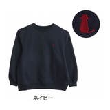 ネイビー | ハピにゃん刺繍 裏起毛 ゆるシルエット | A Happy Marilyn