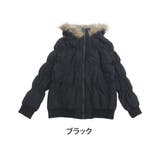 ブラック | 細魅せステッチ 中綿 ロングコート | A Happy Marilyn