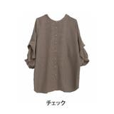 チェック | 2way 長袖 シャツチュニック | A Happy Marilyn