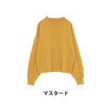 マスタード | Rin ミラノリブ ボトルネックニット | A Happy Marilyn
