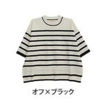 オフ×BK（タグオフホワイト） | 重ね着を楽しむ レイヤード専用 ニットプルオーバー | A Happy Marilyn