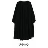 ブラック | effortlessmode ギャザー シャツワンピース | A Happy Marilyn