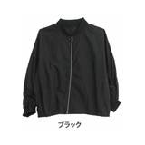 ブラック | 2WAY シアー 袖ドロストブルゾン | A Happy Marilyn