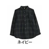 ネイビー（タグ紺） | 裏フリース レギュラーシャツ 大きいサイズ | A Happy Marilyn