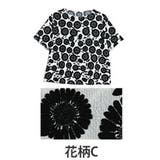 花柄C(グレー) | 可愛いも着やすいも我慢しない！ さらりと着映える ゆるっと楽ちん | A Happy Marilyn