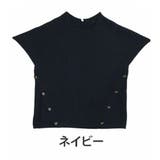 ネイビー(タグ紺) | ボタンデザイン ラグランニット 華奢魅せベスト | A Happy Marilyn