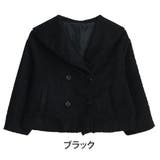 ブラック | ウールリングニット セーラー カラーコート | A Happy Marilyn