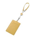 クリームイエロー(89) | 選べる9色展開！！鞄につけたまま伸ばすことができる パスケース横型 薄型 | AIKIMANIA 