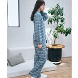 綿100% ネルシャツ パジャマ 長袖 上下セット (男女兼用サイズ) | aimerfeel | 詳細画像12 