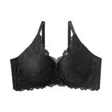 BL-ブラック | 【WEB限定】カシュクールレース脇高ブラ(R) 単品ブラジャー (D85 | aimerfeel