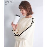 ライン ジャージ風 長袖 ワンピース | aimerfeel | 詳細画像5
