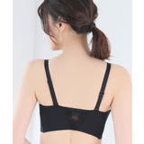 リブ 2WAY 谷間カバー 脇高 単品ブラジャー (FGHカップ) | aimerfeel | 詳細画像10 