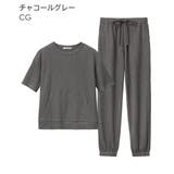 ▼カジュアルワッフル ポケット付き 綿混 半袖 上下セット (男女兼用サイズ) | aimerfeel | 詳細画像16 