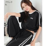 BL-ブラック | カジュアルライン 半袖 上下セット | aimerfeel