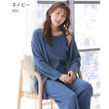 NV-ネイビー | ▼ジャガード 編み柄 長袖 3点セット | aimerfeel