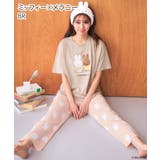 BR-ミッフィー×メラニー | Dick Bruna 綿混 半袖 ヘアバンド付き 3点セット | aimerfeel