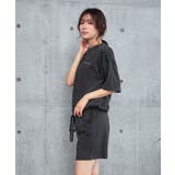 ▼シンプルロゴ 半袖 綿混 上下セット | aimerfeel | 詳細画像8 