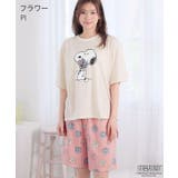 PEANUTS スヌーピー サマー 半袖 綿混 上下セット | aimerfeel | 詳細画像2 