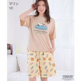 PEANUTS スヌーピー サマー 半袖 綿混 上下セット | aimerfeel | 詳細画像3 