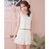 小花柄 カーディガン付き 長袖 3点セット | aimerfeel | 詳細画像6 