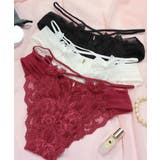 クロスレースリボン ハーフバックショーツ | aimerfeel | 詳細画像2 