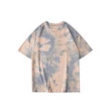 ブルー | HOOK 新作 個性派タイダイ染め半袖Tシャツ | HOOK