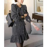 新作 ツイードジャケットミニワンピース 長袖 | aimoha | 詳細画像6