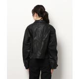 韓国風フェイクレザージャケット レディース ジャケット | aimoha | 詳細画像14