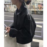 韓国風フェイクレザージャケット レディース ジャケット | aimoha | 詳細画像7