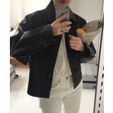 韓国風フェイクレザージャケット レディース ジャケット | aimoha | 詳細画像10