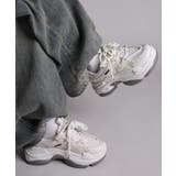 【shoes365】ダブル紐デザイン厚底メッシュスニーカー | aimoha | 詳細画像1