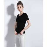 BLACK | ベーシックインナー Tシャツ インナー | aimoha 