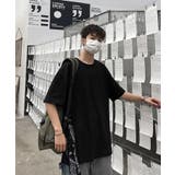 2021新作 ビッグシルエットできるシンプル無地Tシャツ オーバーサイズ | aimoha men | 詳細画像2