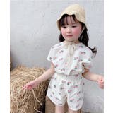 ホワイト | aimoha KIDS チェリー柄セットアップ | aimoha kids