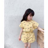 イエロー | aimoha KIDS チェリー柄セットアップ | aimoha kids