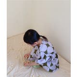aimoha KIDS ビッグ水玉柄パフスリーブロングワンピース | aimoha kids | 詳細画像10