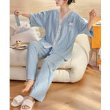 可愛い全綿ルームウェアセット パジャマ レディース | aimoha  | 詳細画像6 