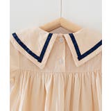 韓国子供服 セーラー服風配色パイピング ワンピース | aimoha kids | 詳細画像10