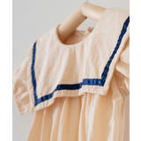 韓国子供服 セーラー服風配色パイピング ワンピース | aimoha kids | 詳細画像11