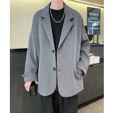グレー | テーラードジャケット スウェット スタジャン | aimoha men