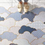 北欧風洗えるラグカーペットpvc 60×90cmサイズ 洗えるラグカーペット | aimoha | 詳細画像1