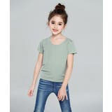 GREEN | シームレスTシャツ Tシャツ キッズ | aimoha kids