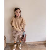 ベージュ | 【aimoha-KIDS-】韓国子供服 暖かい裏フリーススウェット | aimoha kids