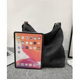 ショルダーバッグシンプル英字プリントキャンバスショルダーバッグ トートバッグ | HOOK | 詳細画像6