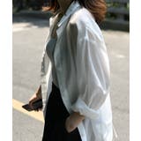 背中あきひもリボン付きブラウス 韓国ファッション ハイウエスト | aimoha  | 詳細画像3 
