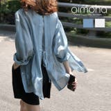 背中あきひもリボン付きブラウス 韓国ファッション ハイウエスト | aimoha  | 詳細画像1 